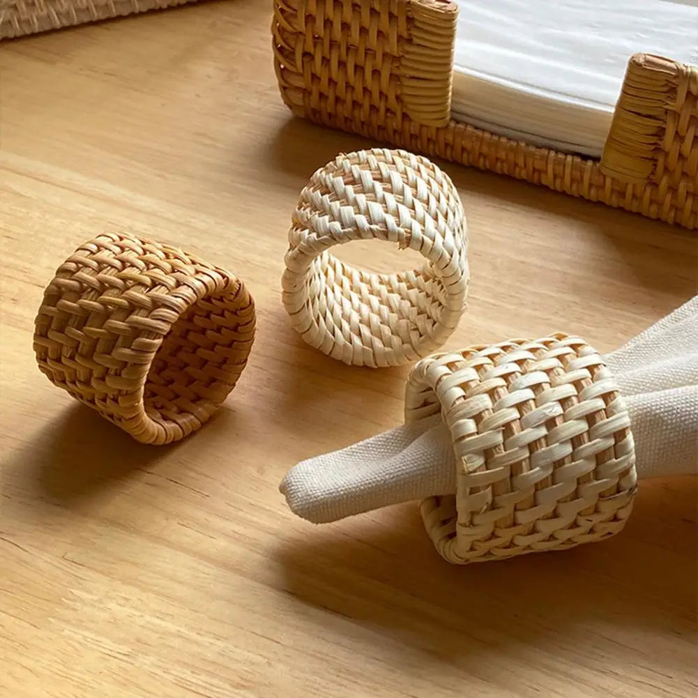 Handcrafted Rattan Napkin Ring for Table Setting and Decor - image 2