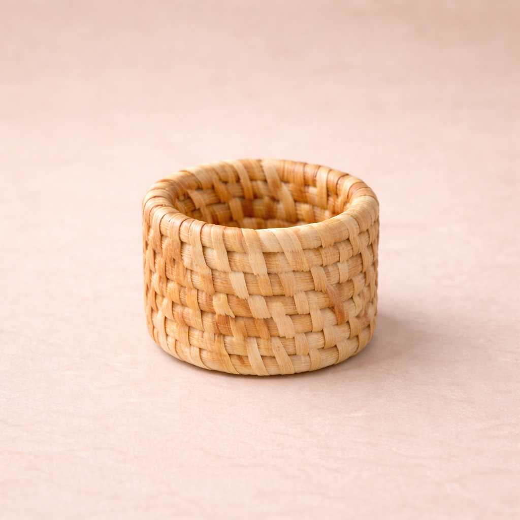 Handcrafted Rattan Napkin Ring for Table Setting and Decor - image 6