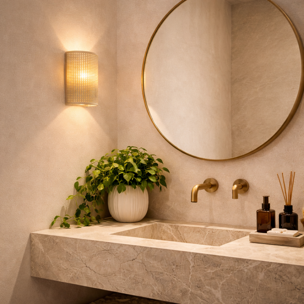 Bamboo Wall Sconce for Living Room and Bedroom with Decorative Light - image 5