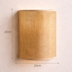 Bamboo Wall Sconce for Living Room and Bedroom with Decorative Light - image 7