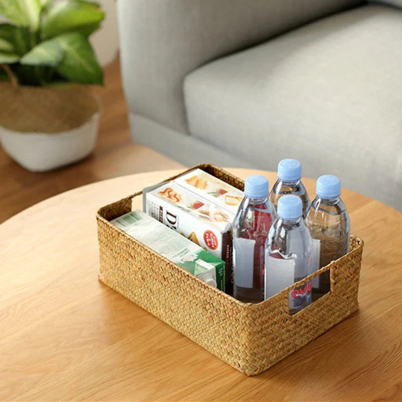 Rattan Storage Basket for Bathroom and Home Natural Design - image 4
