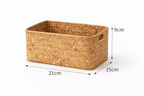 Rattan Storage Basket for Bathroom and Home Natural Design - image 8