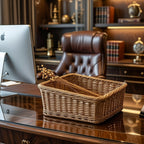 Rectangular Rattan Storage Basket for Home - image 2