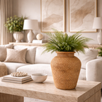 Decorative Wicker Vase for Table and Living Room with Handcrafted Design - image 7