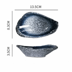 Japanese Ceramic Appetiser Dishes Set of 6 - image 9