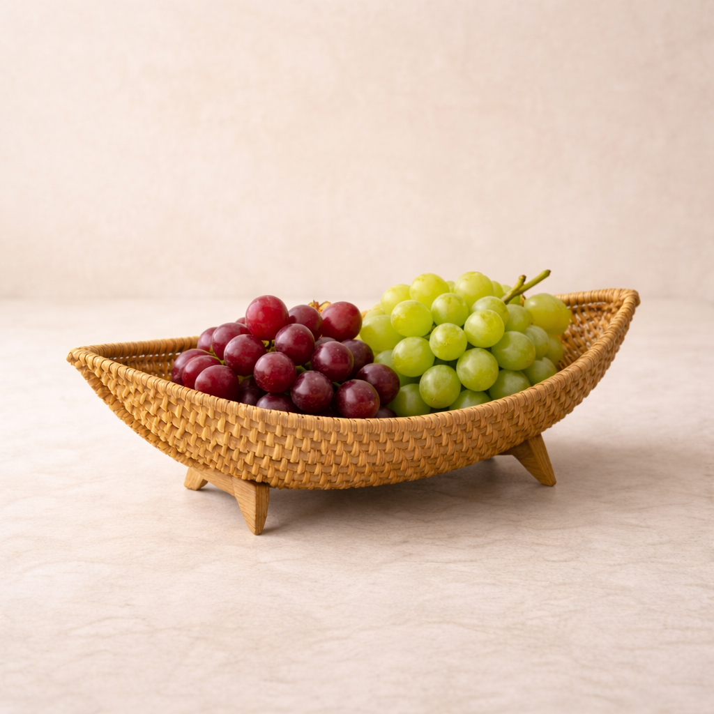 Hand-Woven Decorative Fruit Bowl for Kitchen and Dining Room – Comporta - image 4