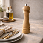 Wooden Pepper and Salt Mill for Kitchen with Adjustable Grind - image 2