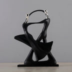 Abstract Decorative Couple Sculpture in Resin - image 7