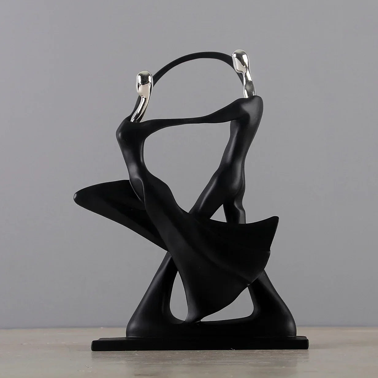 Abstract Decorative Couple Sculpture in Resin - image 7