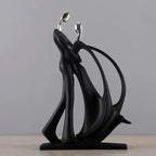Abstract Decorative Couple Sculpture in Resin - image 8