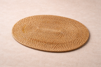 Handcrafted Round and Oval Rattan Placemat for Table Setting - image 4