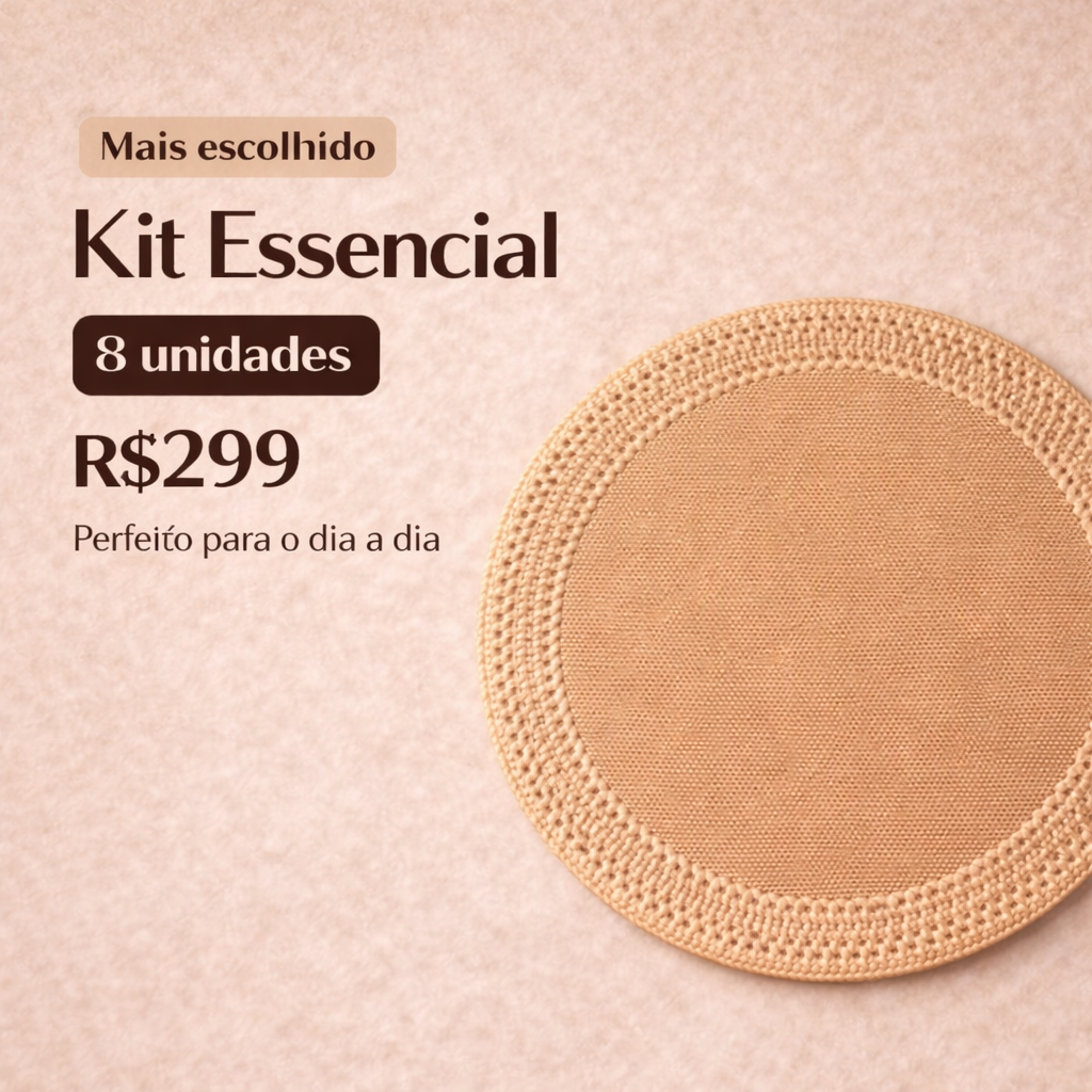 Handcrafted Round Placemat 38cm in Linen and Rattan - image 9