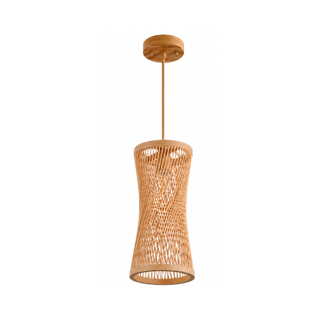 Japanese Bamboo LED Pendant Lamp