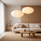 Japanese Ceiling Pendant Lamp 2 Units - image 2
