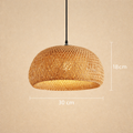 Woven Bamboo Pendant Lamp for Dining Room and Sophisticated Spaces – Saint-Tropez - image 7