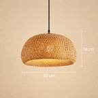 Woven Bamboo Pendant Lamp for Dining Room and Sophisticated Spaces – Saint-Tropez - image 7