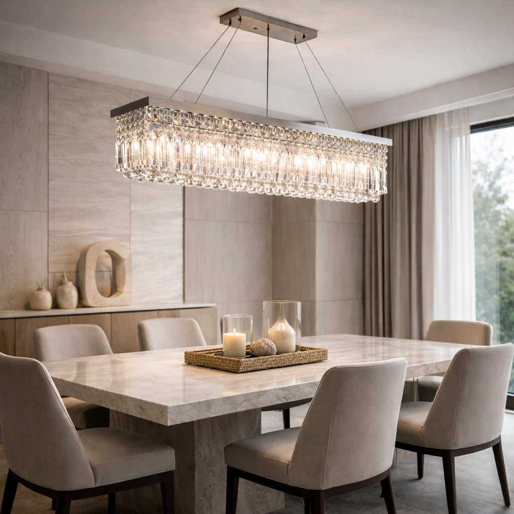 Modern LED Crystal Chandelier for Dining Room - image 2