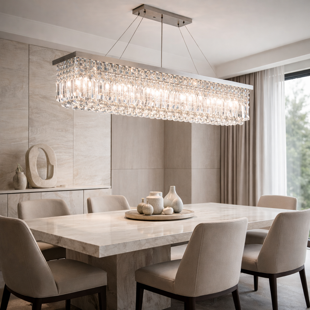 Modern LED Crystal Chandelier for Dining Room - image 3