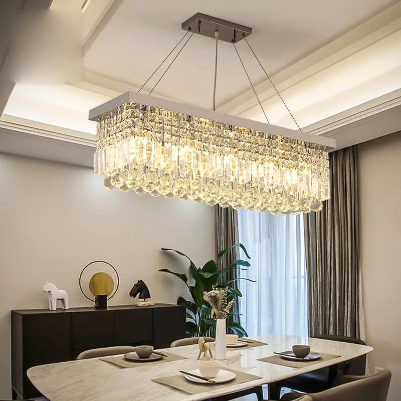 Modern LED Crystal Chandelier for Dining Room - image 5