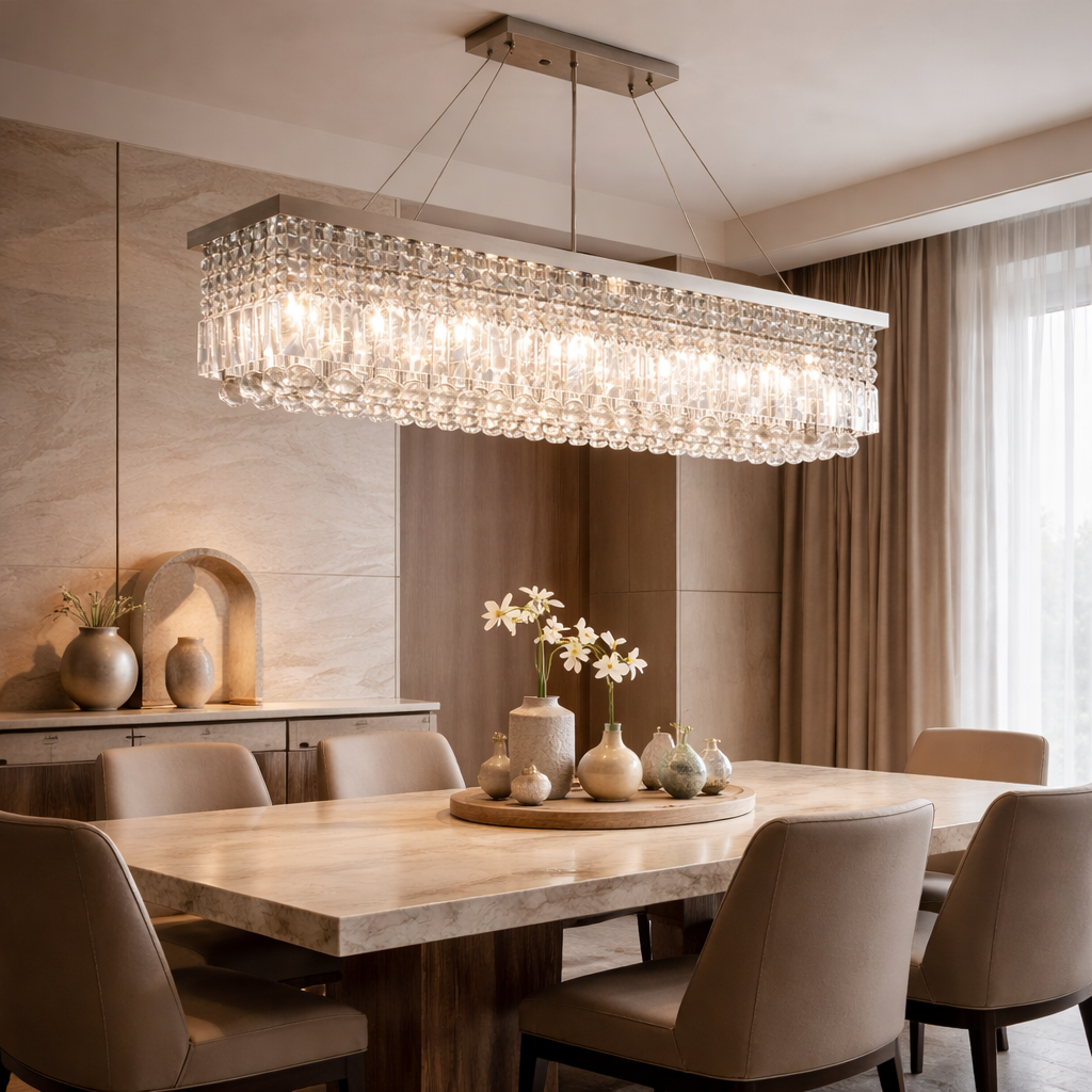 Modern LED Crystal Chandelier for Dining Room - image 6