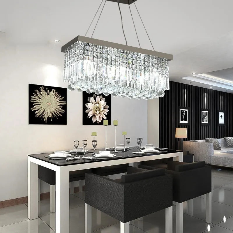 Modern LED Crystal Chandelier for Dining Room - image 8