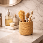 Rattan Desk Organiser Set of 4 for Pens and Objects - image 4