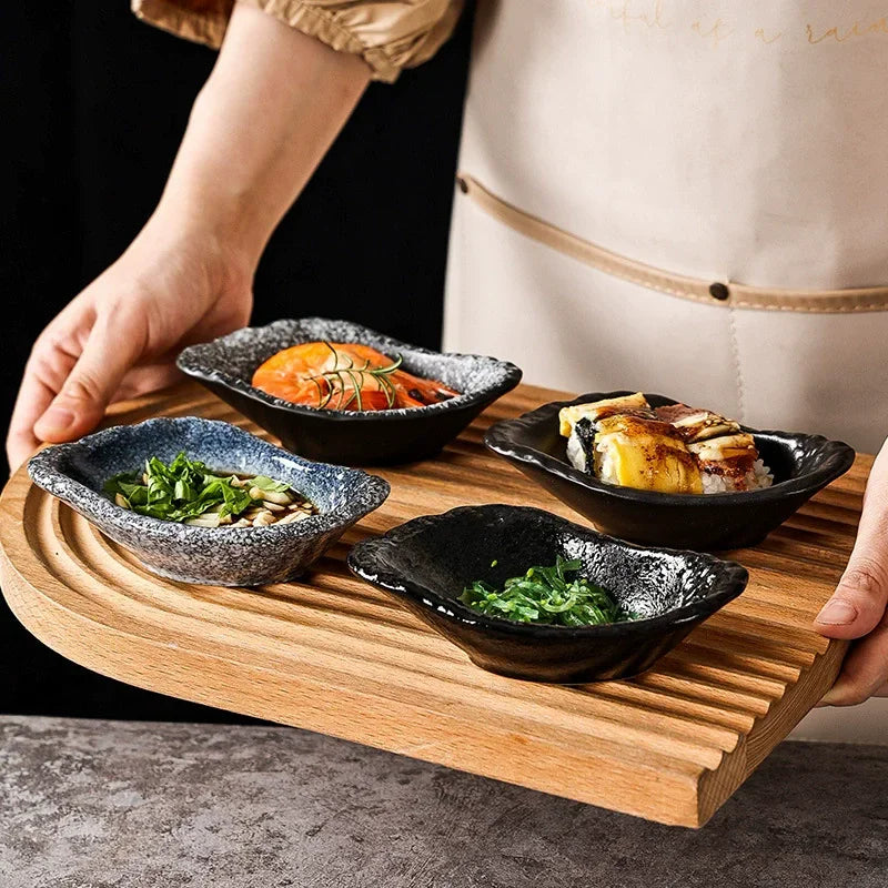 Japanese Ceramic Appetiser Dishes Set of 6 - image 5