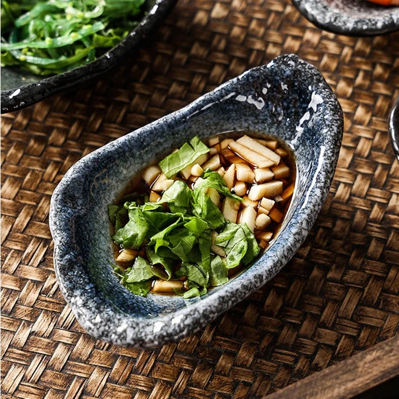 Japanese Ceramic Appetiser Dishes Set of 6 - image 7