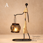 Decorative Candle Holder Sculpture for Living Room and Bedroom with Artistic Design - image 6