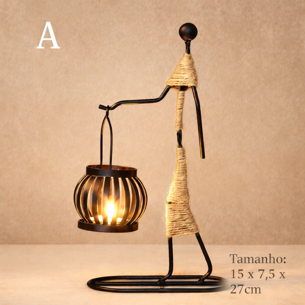 Decorative Candle Holder Sculpture for Living Room and Bedroom with Artistic Design - image 6
