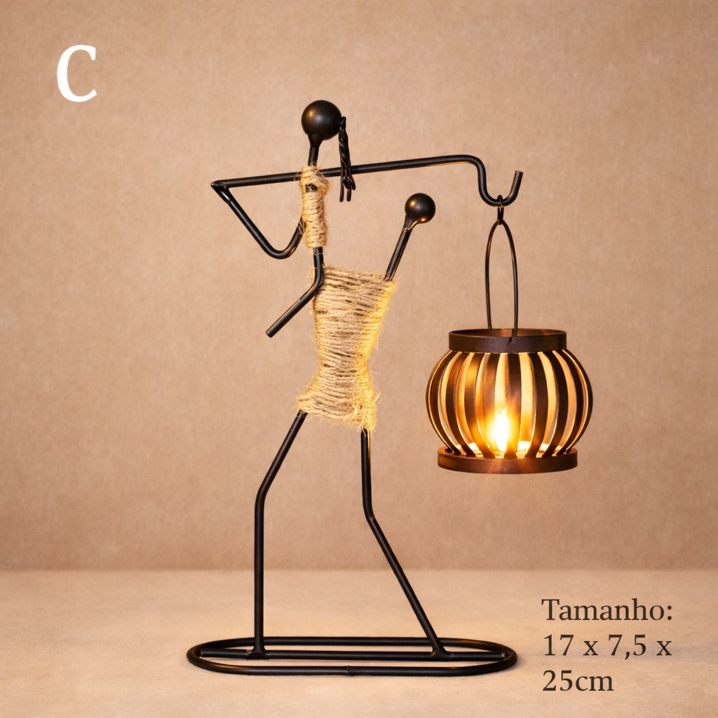 Decorative Candle Holder Sculpture for Living Room and Bedroom with Artistic Design - image 8