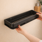 Aluminium Bathroom Shelf with Drill-Free Mounting - image 2