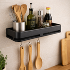 Aluminium Bathroom Shelf with Drill-Free Mounting - image 5