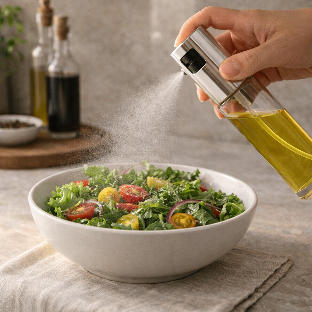 Olive Oil Spray Bottle for Kitchen with Precise Dosing in Glass - image 2