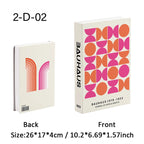Open Luxury Fake Book Storage Box Home Decor Fashion Paris Decorative Books Interior Decoration Coffee Table Bedroom Ornaments