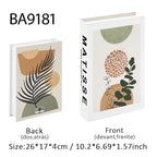 Open Luxury Fake Book Storage Box Home Decor Fashion Paris Decorative Books Interior Decoration Coffee Table Bedroom Ornaments