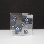 Creative Square Acrylic Cover Sphere Decoration Living Room Porch Cabinet Crafts Ornament Modern Clear Acrylic Square Home Decor