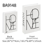 Open Luxury Fake Book Storage Box Home Decor Fashion Paris Decorative Books Interior Decoration Coffee Table Bedroom Ornaments