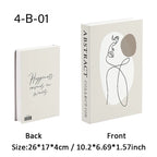 Open Luxury Fake Book Storage Box Home Decor Fashion Paris Decorative Books Interior Decoration Coffee Table Bedroom Ornaments