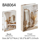 Open Luxury Fake Book Storage Box Home Decor Fashion Paris Decorative Books Interior Decoration Coffee Table Bedroom Ornaments
