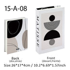 Open Luxury Fake Book Storage Box Home Decor Fashion Paris Decorative Books Interior Decoration Coffee Table Bedroom Ornaments