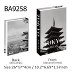 Open Luxury Fake Book Storage Box Home Decor Fashion Paris Decorative Books Interior Decoration Coffee Table Bedroom Ornaments