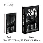 Open Luxury Fake Book Storage Box Home Decor Fashion Paris Decorative Books Interior Decoration Coffee Table Bedroom Ornaments