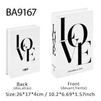 Open Luxury Fake Book Storage Box Home Decor Fashion Paris Decorative Books Interior Decoration Coffee Table Bedroom Ornaments