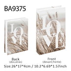 Open Luxury Fake Book Storage Box Home Decor Fashion Paris Decorative Books Interior Decoration Coffee Table Bedroom Ornaments