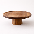 Tall Wooden Cake Stand for Cakes and Fruit Decorative - image 4