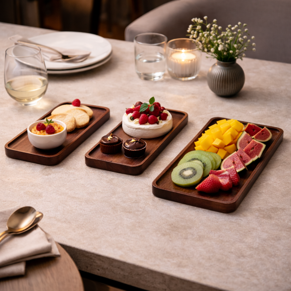 Wooden Charcuterie Board for Serving Cheese and Meats - image 2