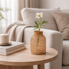 Decorative Glass Vase with Natural Fibre - image 4