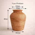 Decorative Wicker Vase for Table and Living Room with Handcrafted Design - image 6