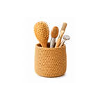 Rattan Desk Organiser Set of 4 for Pens and Objects